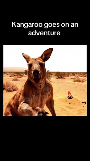 Kangaroo adventure #fyp #foryou #trending #ai #aianimals #kangaroo #bigfoot