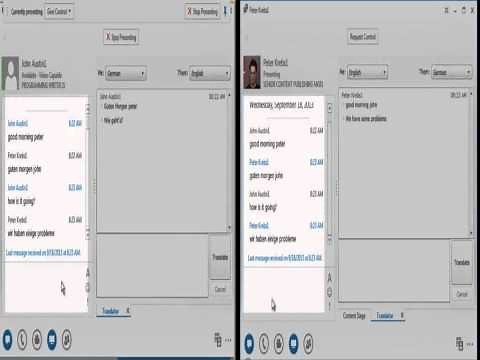 Lync 2013: Translate a conversation from one language to another in real time, part one
