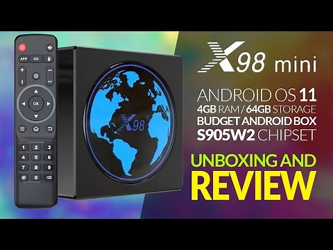 X98 Mini Android 11 AV1 TV Box | Unboxing and Review