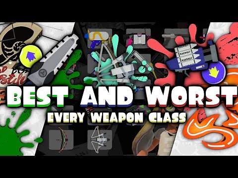 BEST And WORST Weapon In EVERY Class [Splatoon 3] (Launch Meta)