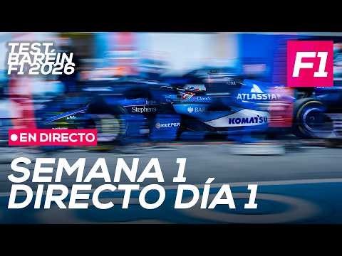 F1 DIRECTO: Test F1 Baréin 2026 - Semana 1, día 1 | SoyMotor.com