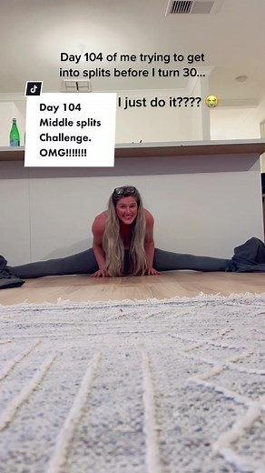 Middle Splits Achievement: Day 104 Flexibility Transformation