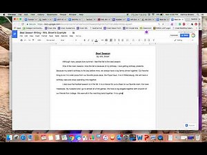 Typing A Multi paragraph essay