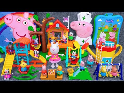 95 Minutes of Satisfying ASMR Unboxing | Adorable Peppa Pig Playground Playset 🌺
