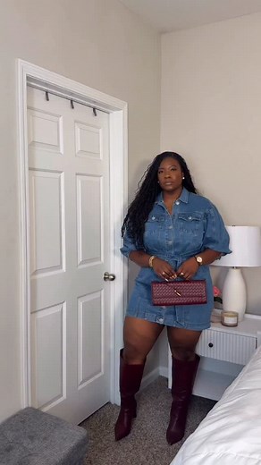 2.9K views · 208 reactions | We Got Clothes At Home 﫶 It’s fall but you live in the south! Comment shop for some exact and similar links❤️ Look 1: Dress @walmartfashion (old) Boots: @lanebryant (sold out) Bag: @amazonfashion Look 2: Top: @shein_us Shorts: @fashionnovacurve Bag: @amazonfashion Boots: @dolcevita Look 3 Jeans: @universalstandard Vest: @showpo Boots: @lanebryant Bag: @bananarepublicfactory | Curves Next Door | Facebook