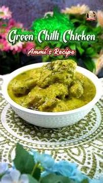 Delicious Green Chilli Chicken Recipe By Ammi Ke Khane #ammikekhane #chickenrecipe