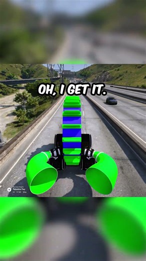 Every time I crash, my tire car gets bigger...1