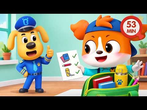 Get Ready for School | Safety Rules for Preschoolers | Kids Cartoon | Sheriff Labrador