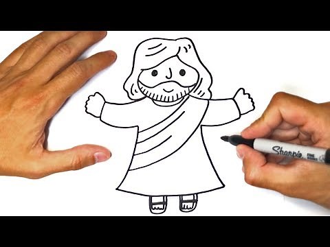 How to draw Jesus Christ | Jesus Christ Easy Draw Tutorial