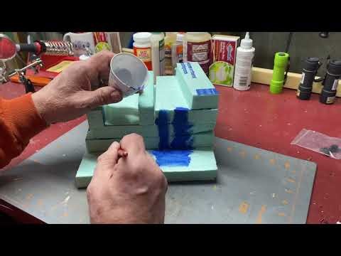 Working on tracks and waterfall