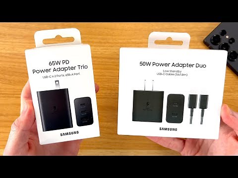 Samsung's BEST Chargers (50W Duo & 65W Trio Power Adapters)