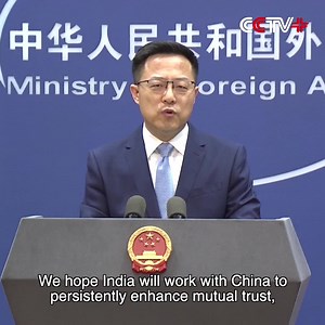 17K views · 605 reactions | China Cares About Whether India Desires to Build Benign Investment Environment: Spokesman China has no objection to India developing normal trade relations with other countries, but cares about whether it desires to build a benign business environment for investors from both countries, said Foreign Ministry spokesman Zhao Lijian at a press briefing in Beijing on Tuesday. https://www.cctvplus.com/news/20220531/8275284.shtml#!language=1 | CCTV+ | Facebook