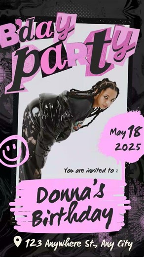 Today I learned how to createan invitation card using Canva 🌱Learning step by step.