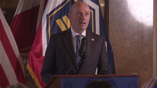 Governor Cox braves the elements — heat, water, and ICE — in monthly news conference