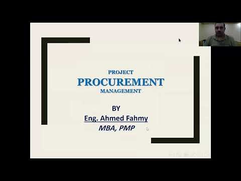 10 Project procurement management - Arabic - PMP - 6th edition