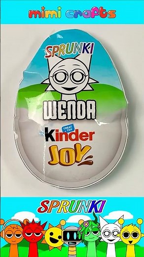 🍬 Incredibox SPRUNKI Wenda PHASE 1vs2vs3vs4 squishy, Kinder Joy Blind Bag Unboxing