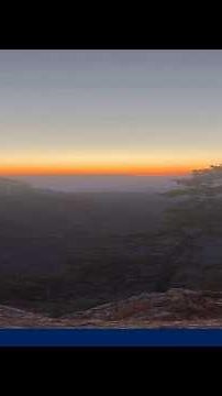 A quiet moment at the Grand Canyon with David Muir as the sun sets