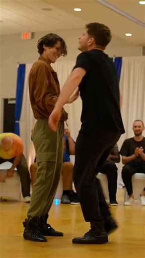 When the first notes of that song play, the vibe instantly lifts, and everyone gets into it 🥳 #jem #awkward #fblifestyle #chosenpartnerrandomsong #dance #dancelife #dancer #dancing #dancersoffacebook #flow #foryou #foryoupage #fyp #improv #improvdance #improvisation #oops #partnerdance #reels #swing #swingdance #wcs #wcswing #westcoast #westcoast | WCS Dance USA