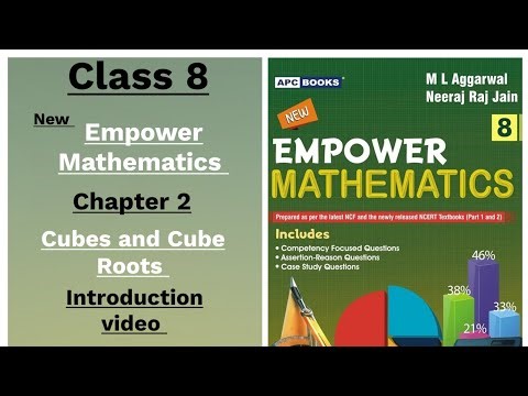 Class 8 New Empower Mathematics chapter 2 Cubes and Cube Roots Introduction video ML Aggarwal
