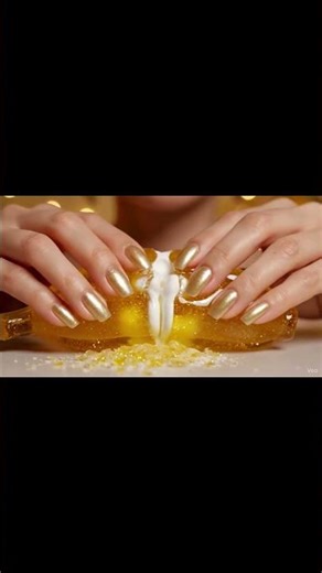 Crustal Banana | ASMR #asmr #satisfying #visualtingle #asmrsounds #relaxation #nails