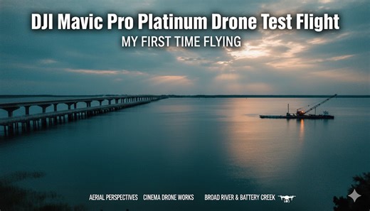 DJI Mavic Pro Platinum Drone Test Flight | My First Time Flying at Broad River & Battery Creek