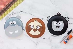 Jungle Paper Plate Animals