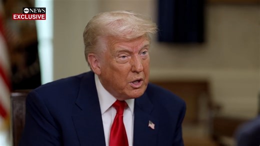 President Trump to ABC News’ Terry Moran on undocumented migrants and their right to due process: “If people come into our country illegally, there's a different standard.” https://abcnews.visitlink.me/v91R_a | ABC News