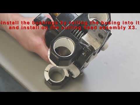 Fletcher 3000 and 3100 - Wall Machines - Field Repair Instructions - Cutting Head Assembly