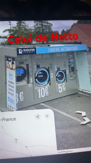 3 type du laverie dans le magasin, Carrefour et Netto