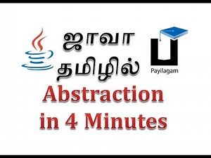 Java in Tamil - Abstract class - Payilagam - Java Training in Chennai