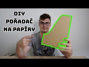 Vyrábíme pořadač na papíry | DIY