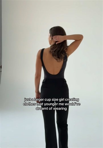 For the girls!!! 🥹🥹🍒🍒 a collection designed for girls who dreamt of wearing backless or lace back styles that they once dreamt of wearing! #fullerbustfashion #dplus #smallbandlargecup