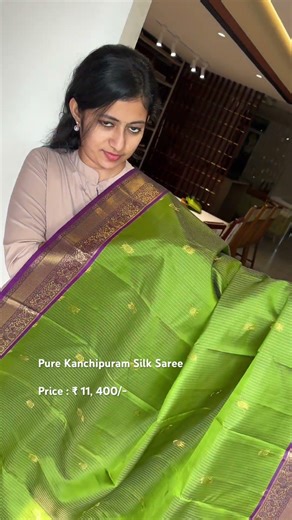 For enquiries and orders, WhatsApp us on + 91 8921 2434 14 #sareelove #kanchipattu