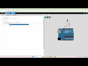 Belajar Arduino dengan Simulator Wokwi Untuk Pemula Menyalakan Lampu LED