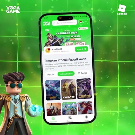 Bikin Avatar Lucu? Top Up Robux Instan di VocaGame!