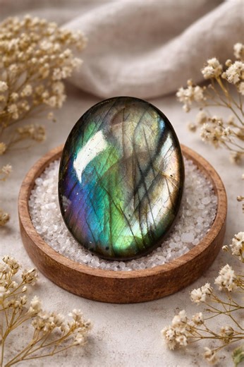 Flash Multicolor Natural Labradorite Cabochon – Oval Gemstone | Loose Stone for Jewelry - Etsy