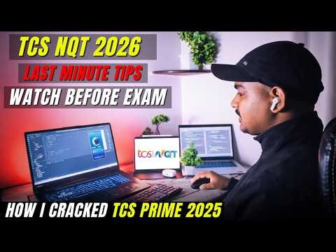 🔴 LIVE | TCS NQT 2026 Strategy 🔥 How to Attempt TCS NQT Exam for Selection | TCS Last Minute Tips
