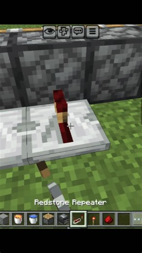 Cobblestone farm in minecraft #minecraft