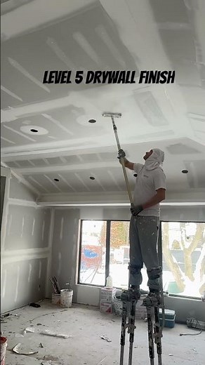 How to achieve a true Level 5 drywall finish (no shadows, no flaws) #torontorenovation #torontolife
