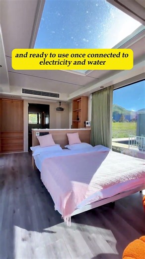 Living in a Spaceship? Futuristic Capsule House Tour🏠#capsulehouse