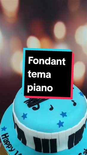 Creative Piano Themed Fondant Cake Ideas