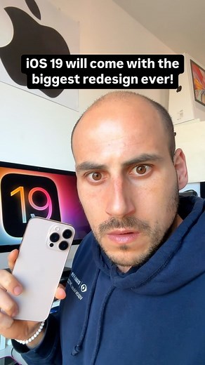 234K views · 428 reactions | iOS 19 will feature a complete redesign taking a lot of inspiration from Apple Vision Pro’s visionOS. We can expect design changes to icons, menus, window elements and system buttons! What are your thoughts on this change? Share it with us in the comments below! ______ #iphone17pro #ios19 #visionos #iphone17 #refinedsign | AppleDsign | Facebook