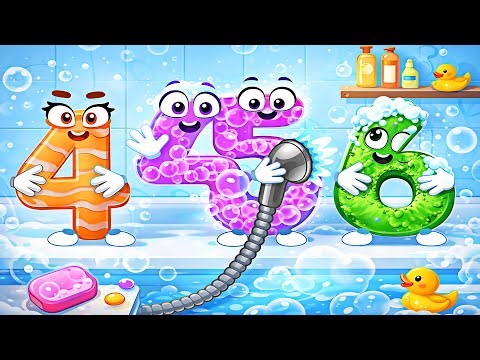 Fun Numbers Learning for Kids - Preschool 123 Tracing and Count Game | Educational Video HD