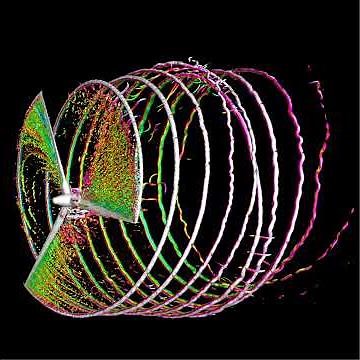 CFD simulation of a wind turbine in offshore floating configuration