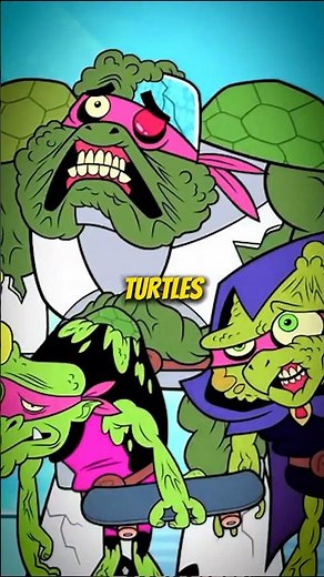 The Teen Titans BECAME Ninja Turtles #tmnt #ttg #beastboy #starfire #dcu