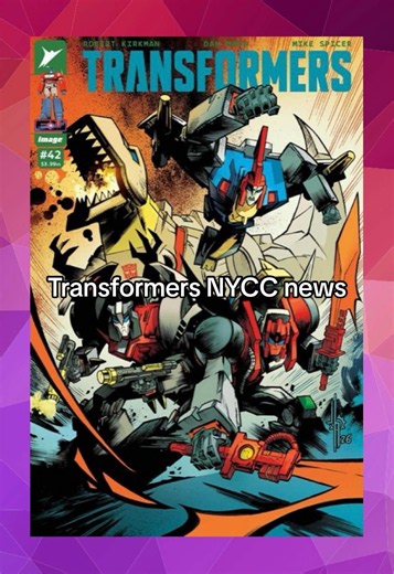Transformers is so BACK!!! The dinobots, a beachcomber issue and megatronus REX RAHHHHH #transformers #autobots #decepticons #nycc #comics
