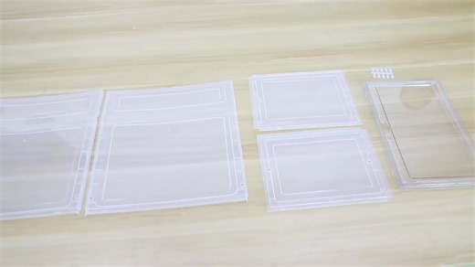 Functional Clear Transparent Plastic Storage Box Foldable Rectangle Shoe Case Injection PP Space-Saving Design