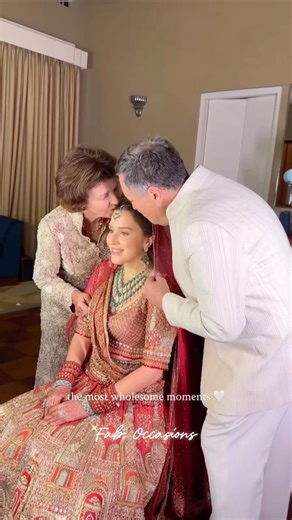 Family Reaction on Seeing Russian Bride First Look | Indian Couture | Parents Love | Bridal Lehenga