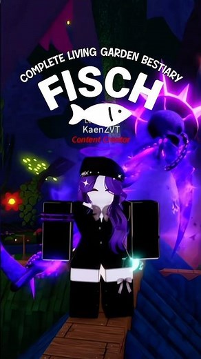 Living Garden FULL Bestiary GUIDE in FISCH 🌺 #fisch #roblox #shorts