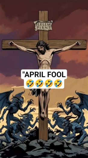 APRIL FOOL 😅 #ChristianShorts #JesusIsAlive #AprilFool#Jesuschrist #Christiananimation